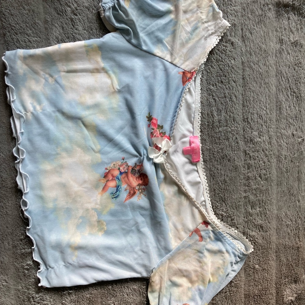 Cherub angel art shirt